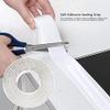 Caulk Tape, 22mm White Waterproof Self Adhesive Caulking Sealant Strip Stovetop Toilet Sticker Tape Floor Wall Edge Protector for Kitchen, Bathroom, Bathtub, Wall Floor view 3