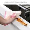 Caulk Tape, 22mm White Waterproof Self Adhesive Caulking Sealant Strip Stovetop Toilet Sticker Tape Floor Wall Edge Protector for Kitchen, Bathroom, Bathtub, Wall Floor view 4