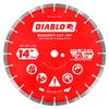 Diablo Diamond Segmented Masonry Cut-Off Blade for Concrete, Brick and Block - 14" Diameter, 3.2mm Kerf, 5500 Max RPM - DMADS1400 view 1