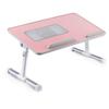Couch Table,Adjustable Laptop Stand for Bed and Sofa,Foldable Laptop Desk Stand for Lap, Apply to Office Standing Desk, Portable Breakfast Tray for Reading, Painting, Etc,Pink,603224.5cm view 1