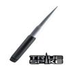 TRUE SPIKE 9 inch GUNMETAL WHITE TIP PENETRATOR FAT BULLET ANTENNA with ANTI-THEFT + COPPER COIL in Heavy Gauge CNC Machined Billet Aluminum Short Compatible with Dodge Ram 1500 2500 3500 view 4