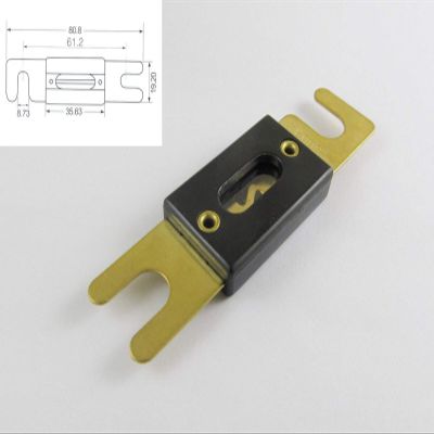 Connector and Terminal 1pcs 70A 70 AMP ANL Stud Fuses for Auto Car Boat Truck Audio Gold Plated