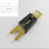 Connector and Terminal 1pcs 70A 70 AMP ANL Stud Fuses for Auto Car Boat Truck Audio Gold Plated view 1