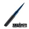 TRUE SPIKE 9 inch GUNMETAL BLUE TIP PENETRATOR FAT BULLET ANTENNA with ANTI-THEFT + COPPER COIL in Heavy Gauge CNC Machined Billet Aluminum Short Compatible with Nissan Frontier view 4