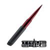 TRUE SPIKE 9 inch Gunmetal RED TIP PENETRATOR Fat Bullet Antenna with Anti-Theft + Copper Coil in Heavy Gauge CNC Machined Billet Aluminum Short Compatible with Nissan Titan view 4