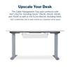 Vari Cable Management Tray - Under Desk Cord & Wire Organizer - Ideal for Home Office Sit Stand Desks - Fits Adjustable Electric Standing Desk 48x30, 60x30, 60x24, 72x30 - Easy Assembly (White) view 2