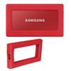 getgear Silicone Bumper for Samsung T7, T7 Touch Portable SSD - 1TB, 2TB, 500GB, USB 3.2, Strong-Shock Absorbing, Slip-Resistant-Red view 1