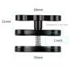 BGNing 1 Inch Underwater Diving Clamp Aluminium Standard Ball Clamp for Photography Diving Light Arm System Durable (2pcs Ball Clamp) view 3