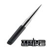 TRUE SPIKE 9 inch GUNMETAL SILVER TIP PENETRATOR FAT BULLET ANTENNA with ANTI-THEFT + COPPER COIL in Heavy Gauge CNC Machined Billet Aluminum Short Compatible with Nissan Frontier view 4