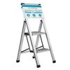 BIRDROCK HOME 2 Step Ladder | Folding Anti-Slip Step Stool, 250 lb Capacity | Lightweight, Slim & Sturdy Design for Household, Kitchen, Garage, Indoor & Outdoor Use | Collapsible, Portable, Heavy-Duty view 1
