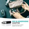Movo USB-AC 3.5mm TRS Microphone to USB 2.0 Stereo Audio External Sound Card Adapter for PC and Mac. USB Sound Card Adapter for Computer or Laptop Convert USB Input to 3.5mm TRS Headphone or Mic Jack view 3