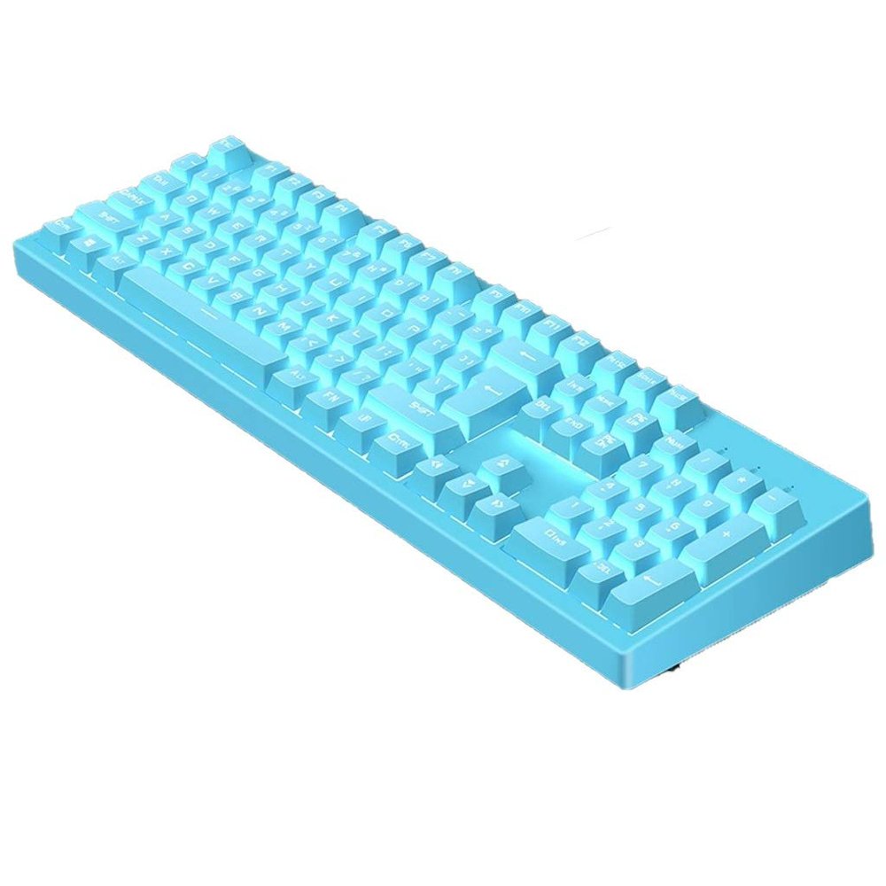 ARCH Three-Piece Suit for Keyboard Mouse and Headset,Keyboard Computer Ergonomic/Gaming Keyboard and Mouse for Laptop/Desktop (Color : Blue-Keyboard Mouse)