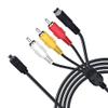 5 Feet AV A/V Audio Video TV-Out Cable Cord for Sony Camcorder Handycam DCR-HC28/e DCR-SX85/v/e/l SX85/b/r and More Models view 1
