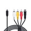 5 Feet AV A/V Audio Video TV-Out Cable Cord for Sony Camcorder Handycam DCR-HC28/e DCR-SX85/v/e/l SX85/b/r and More Models view 2