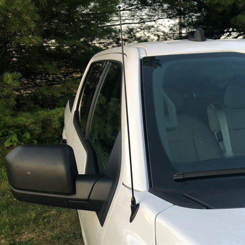 21" Stainless Black Antenna Mast for Dodge RAM 1500 2009-2019