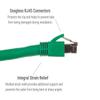 CablesAndKits 2ft Green CAT8 Ethernet Cable, S/FTP, 40Gbs, 2GHz, Snagless, Stranded Pure Copper view 3