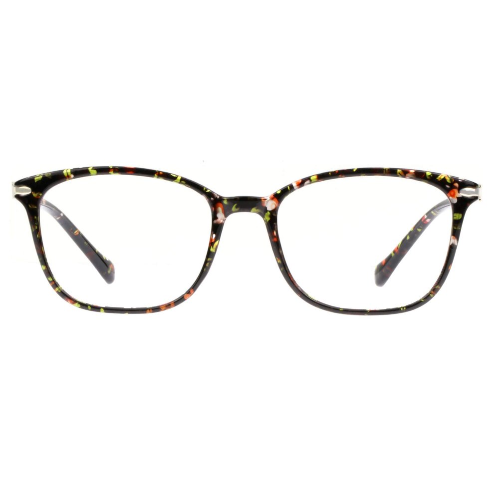 LAMBBAA Blue Light Blocking Eyeglasses, Anti Eyestrain UV Filter, Computer Glasses with Rectangle Frame Lightweight