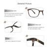 LAMBBAA Blue Light Blocking Eyeglasses, Anti Eyestrain UV Filter, Computer Glasses with Rectangle Frame Lightweight view 3