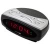 HANNLOMAX HX-137CR Alarm Clock Radio, AM/FM, 0.9 Red LED Display (Black) view 1