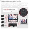 SEETEC ATEM156 15.6 Inch Live Streaming Broadcast Director Monitor with 4 HDMI Input Output Quad Split Display for ATEM Mini Pro Video Switcher Mixer Studio Television Production view 2