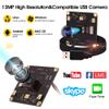 13mp USB Camera Module with Microphone Autofocus Audio Video Webcam Board for Computer Mini UVC USB2.0 PC Camera Industrial Embedded USB with Camera IMX214 Lightburn Camera for Laptop Jetson Nano view 2