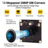 13mp Wide Angle USB Camera Module with Microphone for Computer 100degree No Distortion Lens Webcam Board Mini UVC USB2.0 PC Camera Industrial Video Audio USB with Camera for Raspberry Pi Laptop view 4