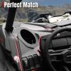A & UTV PRO 6.5 Inch Front Dash Speaker Pods & Enclosure Panels for 2017-2024 2025 Can Am Maverick X3/X3 Max, Compatible with Can Am X3 Sound System, Dash Speaker Panels & Dash Kit view 4