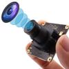 4K USB Camera Module Wide Angle with Microphone 170degree Fisheye Lens Audio Video Webcam Board for Computer Mini UVC USB2.0 PC Camera Industrial USB with Camera IMX317 Lightburn Camera view 1