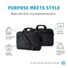 HP Prelude Pro Carrying Case (Briefcase) for 15.6" Notebook - Black - Water Resistant, Bump Resistant, Scrape Resistant - Fabric Body - Shoulder Strap, Luggage Strap - 11.3" Height x 16" Width x 2.8" view 3