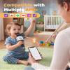 Amazmic Kids Karaoke Microphone Machine Toy Bluetooth Microphone Portable Wireless Karaoke Machine Handheld with LED Lights, Gift for Children Adults Birthday Party, Home KTV(Gray) view 4