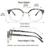 Blue Light Blocking Glasses, Anti Eyestrain, TV Glasses for Women, Anti Glare view 4