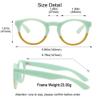 Blue Light Blocking Glasses, Anti Eyestrain, TV Glasses for Women, Anti UV, Anti Glare view 4