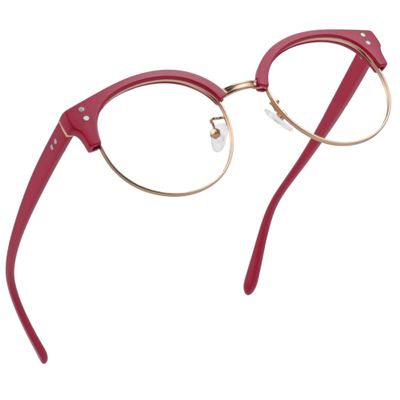 Blue Light Blocking Glasses, Anti Eyestrain, TV Glasses for Women, Anti Glare