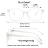 Blue Light Blocking Glasses, Anti Eyestrain, TV Glasses for Women Men, Anti UV, Anti Glare view 4