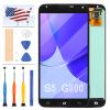 AMOLED Material Screen Replacement for Samsung Galaxy S5 G900 G900A G900P G900V G900T G900R4 G900F G900H LCD Display Touch Assembly Matrix Replacement Parts Sensor Digitizer Glass Kit (AMOLED Black) view 1