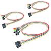 skineat 3 Pack Computer Case ATX Power On Off Reset Switch Cable with 2 x LED Light Light Red Green 27-inch ATX Case Front Bezel Wire (3-Pack) view 1