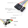 skineat 3 Pack Computer Case ATX Power On Off Reset Switch Cable with 2 x LED Light Light Red Green 27-inch ATX Case Front Bezel Wire (3-Pack) view 2