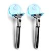 Razor Holder for Shower Suction Cup, 2 Pack, 2.36x2", Transparent Blue view 1