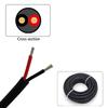 20 Gauge 2 Conductor Tinned Copper Electrical Wire Stranded PVC Audio Power Cable Speaker Wire (Red & Black) 20AWG-2C-25FT view 4