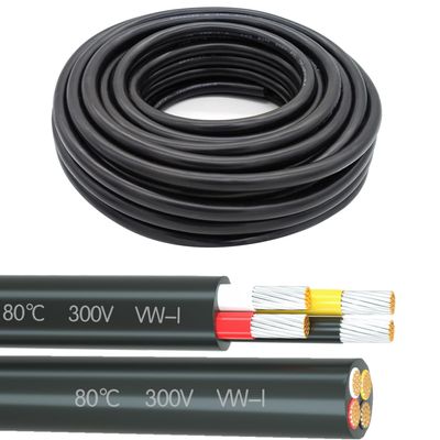 22 Gauge 4 Conductor Tinned Copper Electrical Wire Stranded PVC Audio Power Cable Speaker Wire (Red & Black & Yellow & White) 22AWG-4C-80FT
