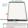 T Phael Black Touch Screen Digitizer for iPad 7/8 Gen 2019 2020 7th/8th Generation A2197 A2198 A2200 A2270 A2428 A2429 A2430 Front Glass Replacement Assembly Replacement with Home Button view 2