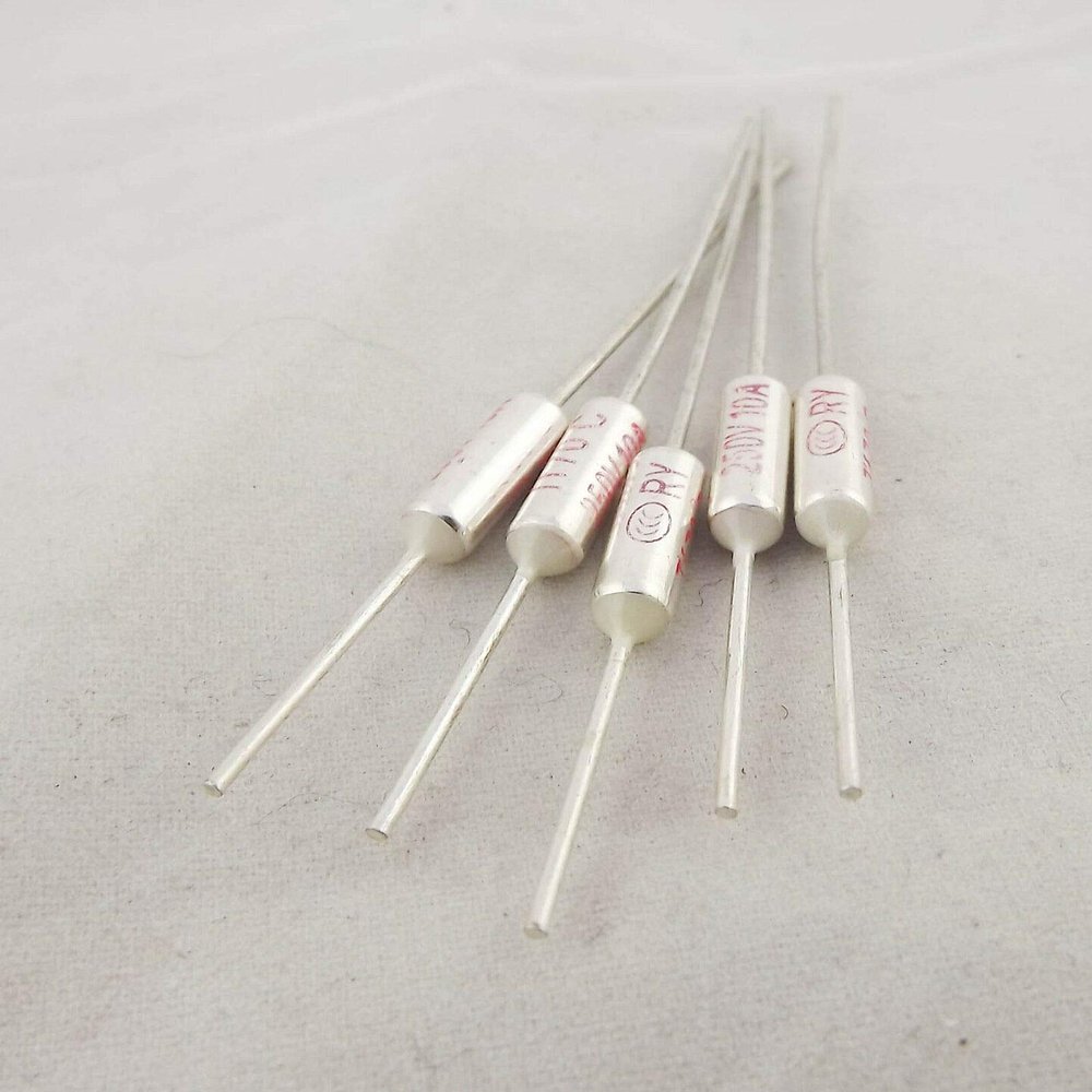 Connector and Terminal 5pcs Microtemp Thermal Fuse 70C 70 Degree TF Cutoff Cut-Off 10A AC 250V New