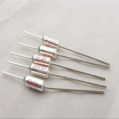 Connector and Terminal 5pcs Microtemp Thermal Fuse 227C 227 Degree TF Cutoff Cut-Off 10A AC 250V New