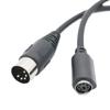 Connector and Terminal DIN5 at Male to Mini DIN6 MDIN6 PS/2 Female PC Mac Keyboard Adapter Converter 6" view 4
