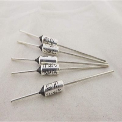 Connector and Terminal 5pcs Microtemp Thermal Fuse 135C 135 Degree TF Cutoff Cut-Off 10A AC 250V New