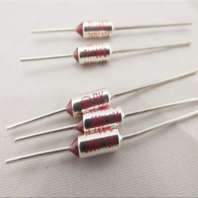 Connector and Terminal 5pcs Microtemp Thermal Fuse 185C 185 Degree TF Cutoff Cut-Off 10A AC 250V