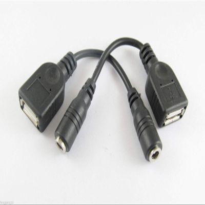 Connector and Terminal USB 2.0 Female to DC Tip 4.0x1.7mm Female CCTV DC Power PSP Converter Cable/Cord