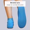 Waterproof Shoes Covers Silicone Reusable Wear-Resistant Anti-Slip Overshoe Foldable Galoshes Shoe Protectors Rain Boots for Men Women Kids (Small, Blue) view 2