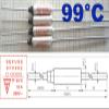 Connector and Terminal 5Pcs Microtemp Thermal Fuse 99C 99 Degree TF Cutoff SF96E 10A AC 250V New view 2