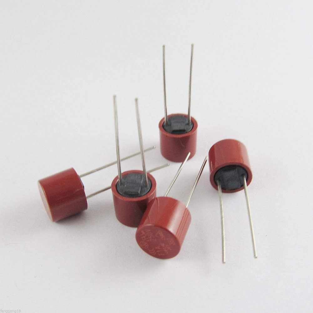 Connector and Terminal 10x Capacitive Cylindrical Fuse Miniature Slow Blow Micro Fuse 250V T1.25A 1.25A